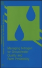 Image for Managing Nitrogen for Groundwater Quality and Farm  Profitability