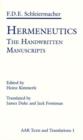 Image for Hermeneutics: The Handwritten Manuscripts