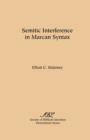 Image for Semitic Interference in Marcan Syntax