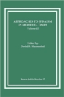 Image for Approaches to Judaism in Medieval Times, Volume II