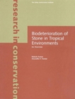 Image for Biodeterioration of stone in tropical regions  : An overview