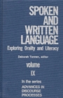 Image for Spoken and Written Language : Exploring Orality and Literacy