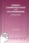Image for Human Communication and Its Disorders, Volume 2