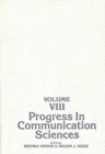Image for Progress in Communication Sciences, Volume 8