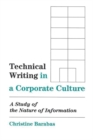 Image for Technical Writing in a Corporate Culture