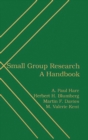 Image for Small group research  : a handbook