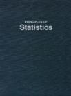 Image for Principles of Statistics