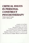 Image for Critical Issues in Personal Construct Psychotherapy