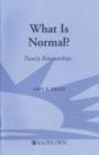 Image for What is Normal?