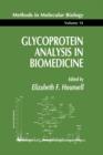 Image for Glycoprotein Analysis in Biomedicine