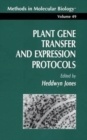 Image for Plant Gene Transfer and Expression Protocols