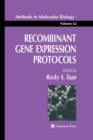 Image for Recombinant Gene Expression Protocols