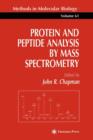 Image for Protein and Peptide Analysis by Mass Spectrometry