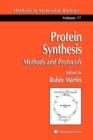 Image for Protein synthesis  : methods and protocols