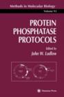Image for Protein Phosphatase Protocols