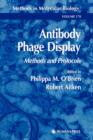 Image for Antibody phage display  : methods and protocols