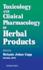 Image for Toxicology of herbal products