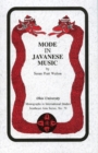 Image for Mode in Javanese Music