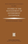 Image for Studies in the Management of Government Enterprise