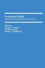 Image for Evaluation Models : Viewpoints on Educational and Human Services Evaluation