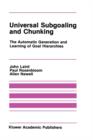 Image for Universal Subgoaling and Chunking