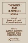 Image for Thinking and Learning Skills : Volume 2: Research and Open Questions