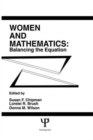 Image for Women and Mathematics : Balancing the Equation