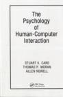 Image for The Psychology of Human-Computer Interaction