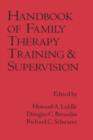 Image for Handbook of Family Therapy Training and Supervision