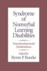 Image for Syndrome of Nonverbal Learning Disabilities