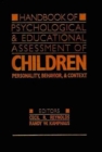 Image for Handbook Of Psychological And Educational Assessment Of Chil : Personality Behavior &amp; Context