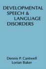 Image for Developmental Speech and Language Disorders