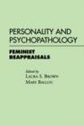 Image for Personality and Psychopathology : Feminist Reappraisals
