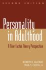 Image for Personality in Adulthood, Second Edition : A Five-Factor Theory Perspective