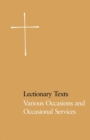 Image for Lectionary Texts Pew Edition : Various Occasions and Occasional Services