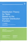 Image for Distribution Theory for Tests Based on Sample Distribution Function