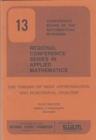 Image for The Theory of Best Approximation and Functional Analysis