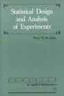 Image for Statistical Design and Analysis of Experiments