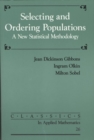 Image for Selecting and ordering populations  : a new statistical methodology