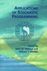 Image for Applications of Stochastic Programming