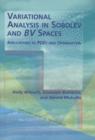 Image for Variational Analysis in Sobolev and BV Spaces : Applications to PDEs and Optimization