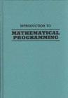 Image for Introduction to Mathematical Programming