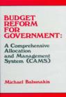 Image for Budget Reform for Government