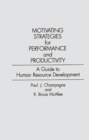 Image for Motivating Strategies for Performance and Productivity : A Guide to Human Resource Development