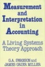 Image for Measurement and Interpretation in Accounting : A Living Systems Theory Approach