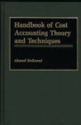 Image for Handbook of Cost Accounting Theory and Techniques