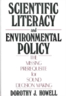 Image for Scientific Literacy and Environmental Policy