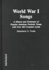 Image for World War I Songs