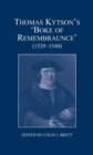 Image for Thomas Kytson&#39;s &#39;Boke of Remembraunce&#39; (1529-1540)