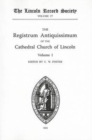 Image for Registrum Antiquissimum of the Cathedral Church of Lincoln [I]